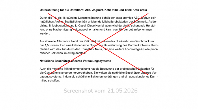 Pressemitteilung der Schrozberger Milchbauern, der-pressedienst.de, 21.05.2026