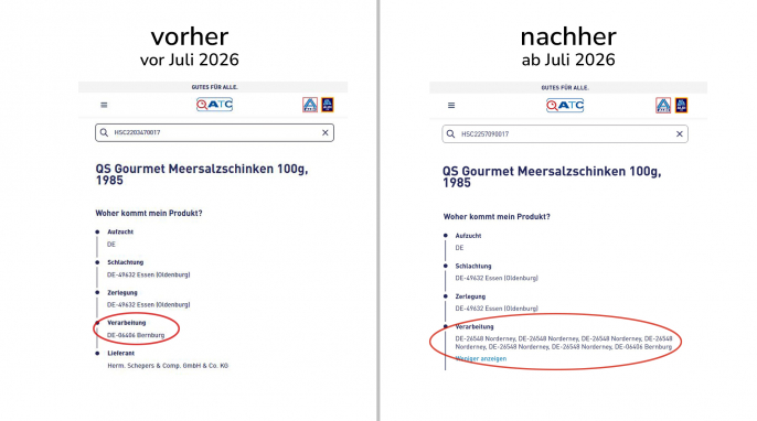 alt: ATC-Datenblatt, Gourmet Finest Cuisine Meersalzschinken mit Pfeffer, transparenz.aldi.de, 16.06.2026; neu: 24.07.2026 alt: ATC-Datenblatt, Gourmet Finest Cuisine Meersalzschinken mit Pfeffer, transparenz.aldi.de, 16.06.2026; neu: 24.07.2026