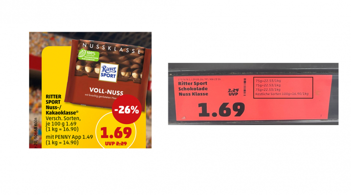 Angebot „Nuss-/Kakaoklasse“, Penny Prospekt 1. bis 6. Juni.2026 und vor Ort Angebot „Nuss-/Kakaoklasse“, Penny Prospekt 1. bis 6. Juni.2026 und vor Ort