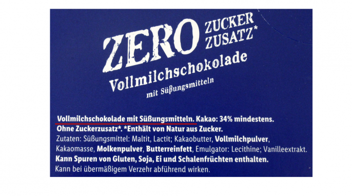 Bezeichnung + Zutaten, Fin Carré Zero Zuckerzusatz* Vollmilchschokolade Bezeichnung + Zutaten, Fin Carré Zero Zuckerzusatz* Vollmilchschokolade