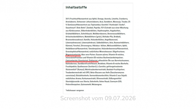 Cellagon aurum, cellagon.de, 09.07.2026 Cellagon aurum, cellagon.de, 09.07.2026