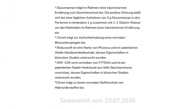 Rocka GLP-1 Boost, rockanutrition.de, 23.07.2026 Rocka GLP-1 Boost, rockanutrition.de, 23.07.2026
