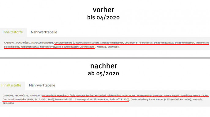 Nussmischung Marrakesch-Mix auf kern-energie.com, bis 04/20; neu: ab 05/20 