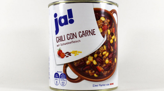 Ja! Chili con Carne mit Schweinefleisch 