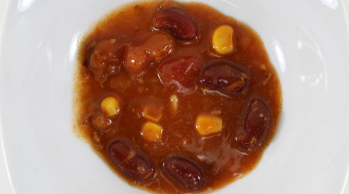 Probelöffel, Ja! Chili con Carne mit Schweinefleisch 