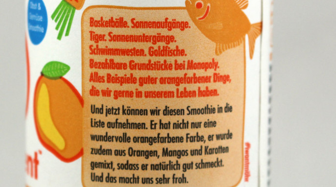 Werbung, Innocent Wonderful Orange