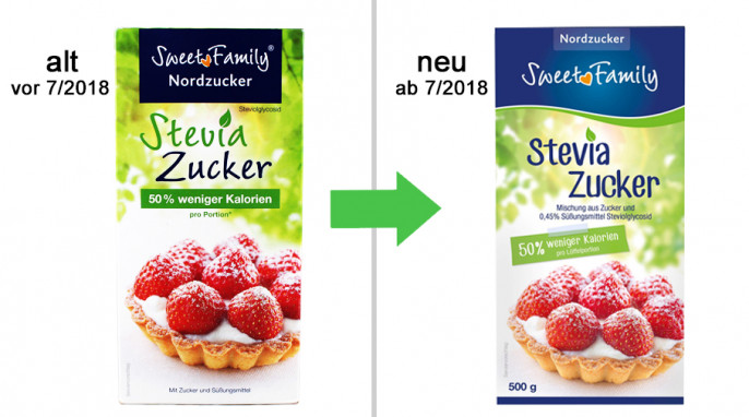 "Stevia-Zucker" von Nordzucker