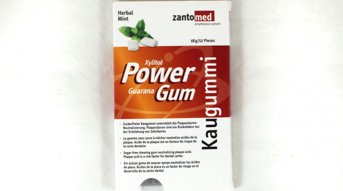 Zuckerfreier Kaugummi Power Gum Xylitol 