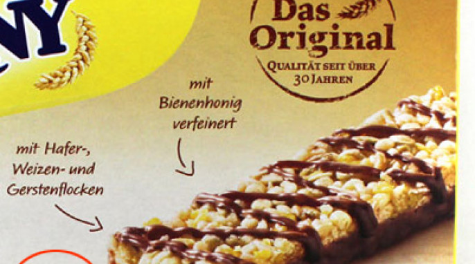 Werbung, Corny Schoko Banane 