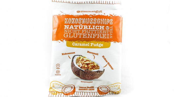 Heimatgut Kokosnusschips Caramel Fudge