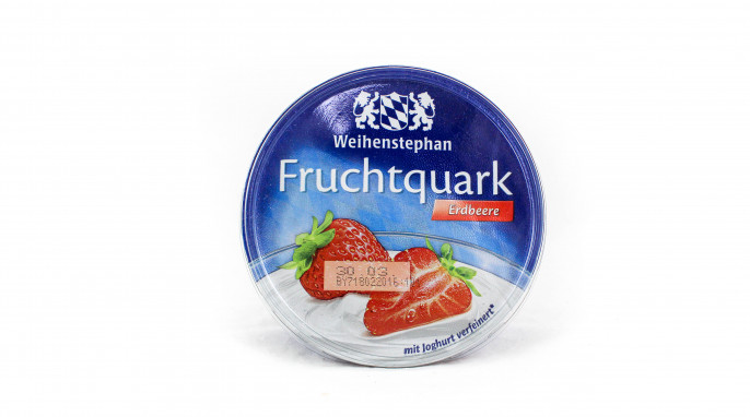 Weihenstephan Fruchtquark, Beispiel Sorte Erdbeere