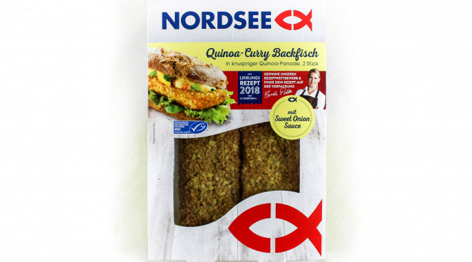 Nordsee Quinoa-Curry Backfisch