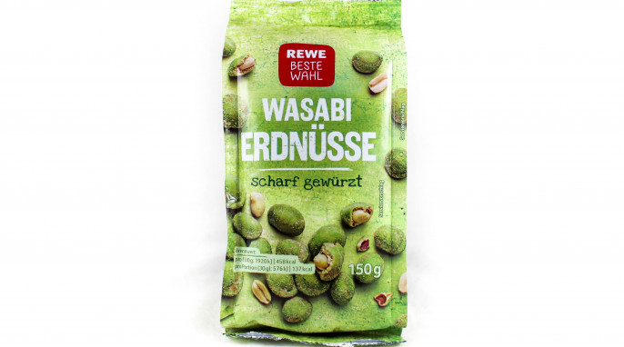 REWE Beste Wahl Wasabi Erdnüsse