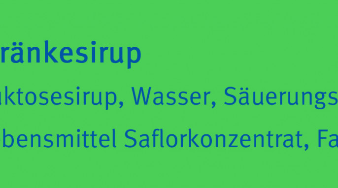 Zutaten, Mühlhäuser Waldmeister Getränkesirup/Mühlhäuser Waldmeister Getränkesirup mit Waldmeister-Geschmack