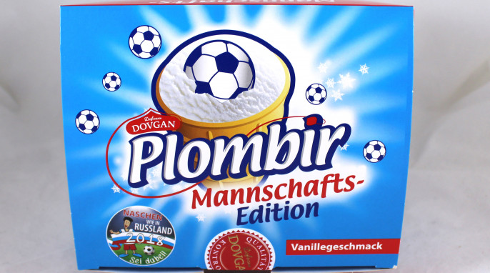 Plombir Eis Vanillegeschmack Mannschafts-Edition