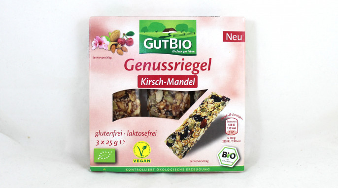 GutBio Genussriegel Kirsch-Mandel