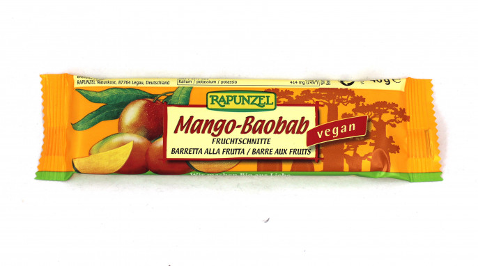 Rapunzel Mango-Baobab Fruchtschnitte 