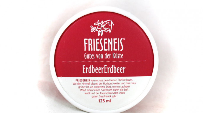 Deckel, Frieseneis – Gutes von der Küste, Beispiel Sorte „ErdbeerErdbeer“