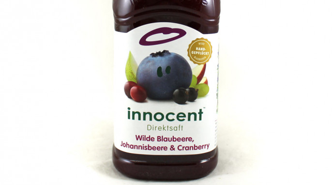 Innocent Direktsaft Wilde Blaubeere, Johannisbeere & Cranberry, 2018