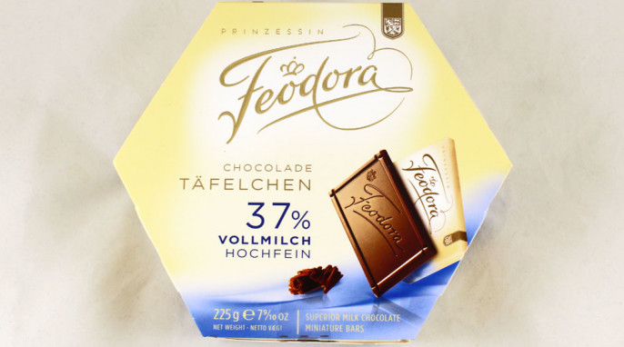 Feodora Chocolade Täfelchen 37 % Vollmilch-Hochfein