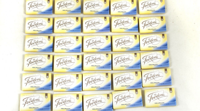 Inhalt, Feodora Chocolade Täfelchen 37 % Vollmilch-Hochfein