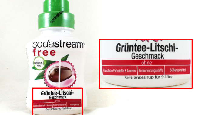 Sodastream free Grüntee-Litschi-Geschmack