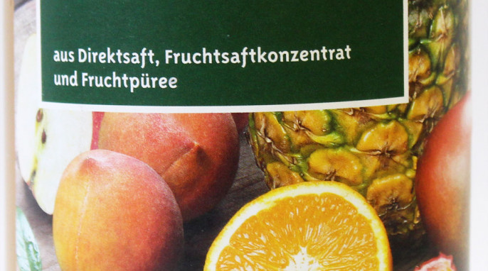 Etikett, Bio Company Multifruchtsaft