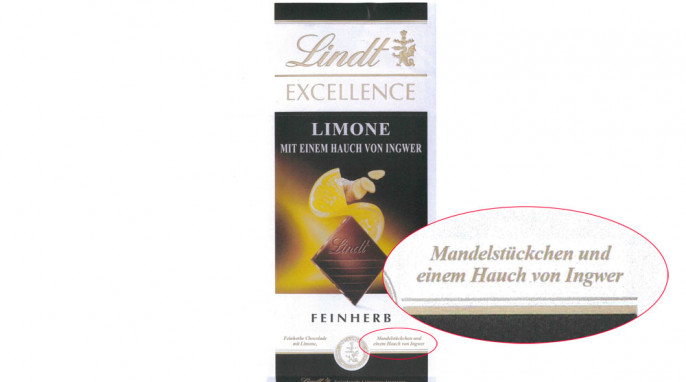 Lindt Excellence Limone, geplante Aufmachung 2020
