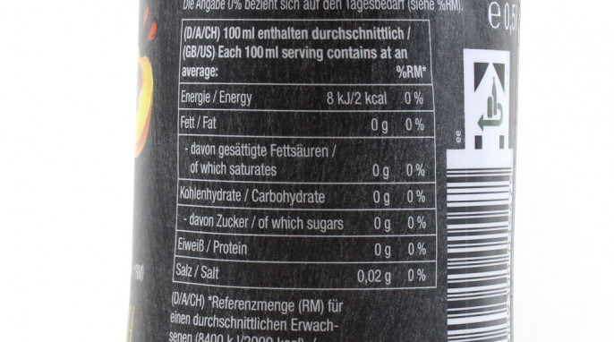 Nährwerte, Teekanne fresh Echter Früchtetee Granatapfel Pfirsich