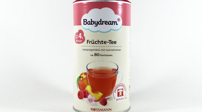 Babydream Früchtetee, Instantgetränk mit Isomaltulose