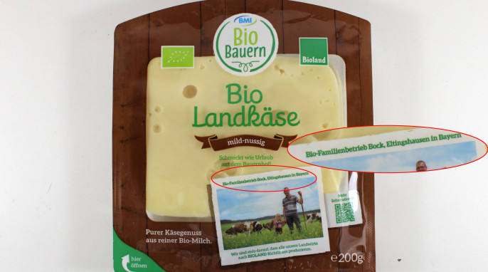 BMI Bio-Bauern Bio-Landkäse 