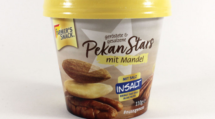 Farmer’s Snack Pekan Stars mit Mandel