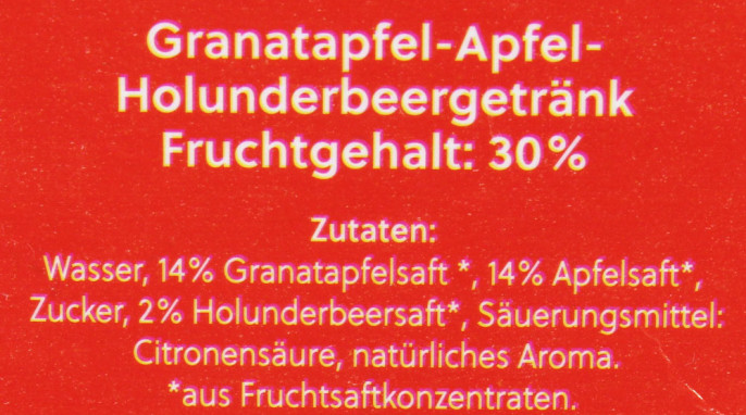 Zutaten, Albi Granatapfel