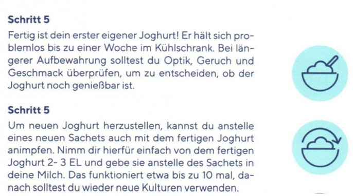 Verpackungsbeilage, Schritt 5, Fairment Veganer Joghurt zum selber machen 