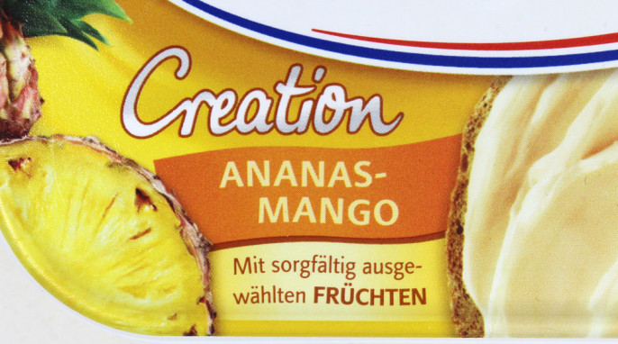 Werbung, Exquisa Creation Ananas Mango