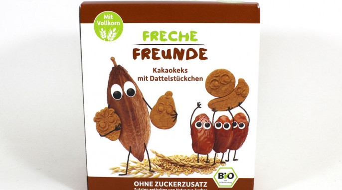 Freche Freunde Kakaokeks mit Dattelstückchen 