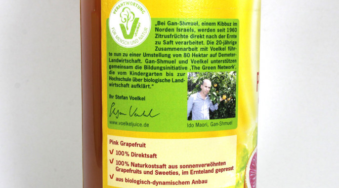 Seitenansicht links, Voelkel Pink Grapefruit