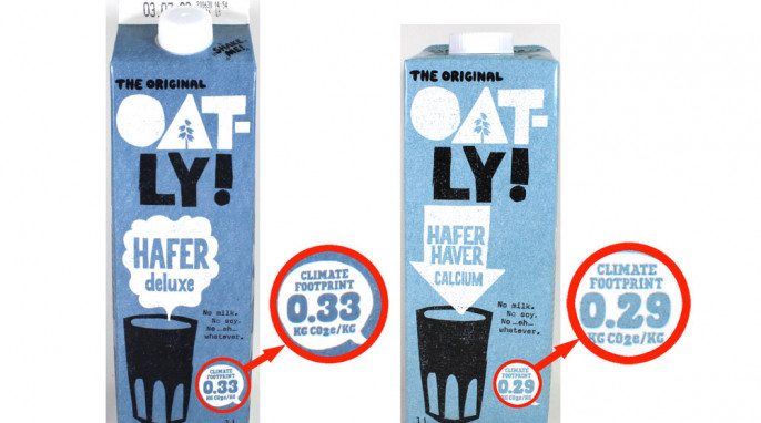 Oatly Hafer deluxe und Oatly Hafer Calcium