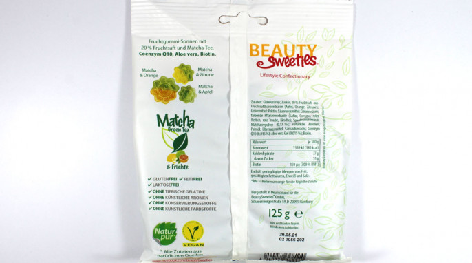 Rückseite, Beauty Sweeties Matcha-Sonnen