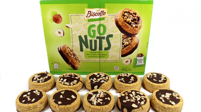 Verpackung und Inhalt, Biscotto Go Nuts
