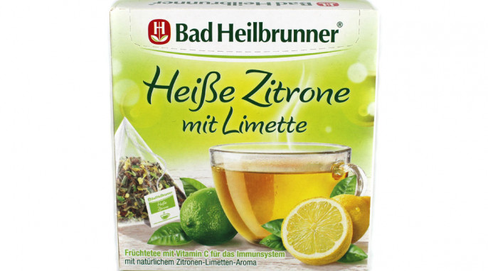 Bad Heilbrunner Tee Heiße Zitrone mit Limette