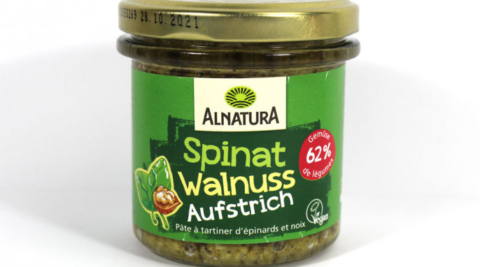 Alnatura Spinat Walnuss Aufstrich