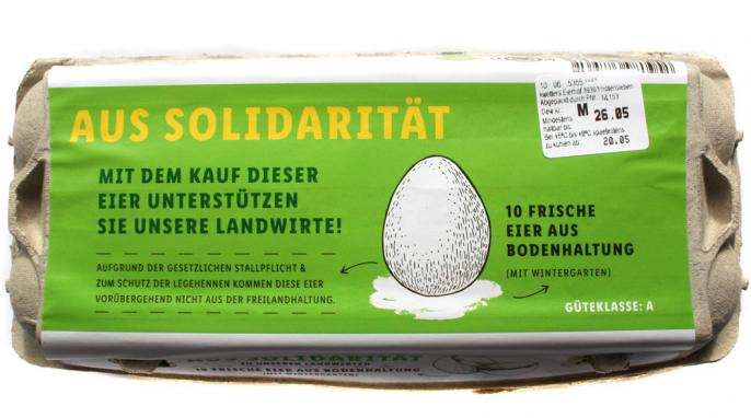 Kwetters Eierhof „Aus Solidarität“ 10 frische Eier