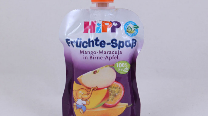 Hipp Früchte-Spaß Mango-Maracuja in Birne-Apfel