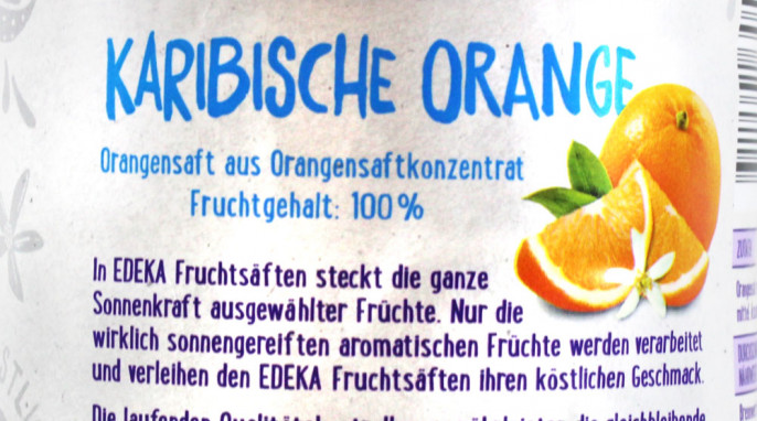 Werbung, Edeka Frucht Liebe Karibische Orange