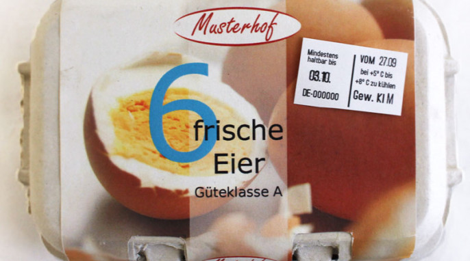 Eierverpackung, anbieterneutral, Abbildung Eier © WümannDesign Fotolia.com