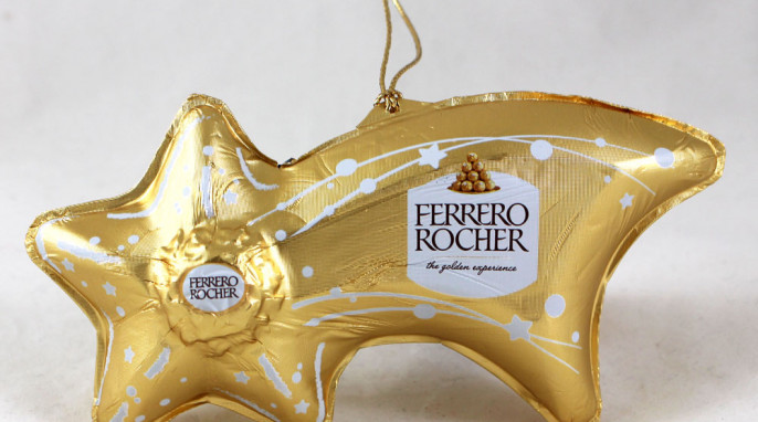 Ferrero Rocher Sternschnuppe