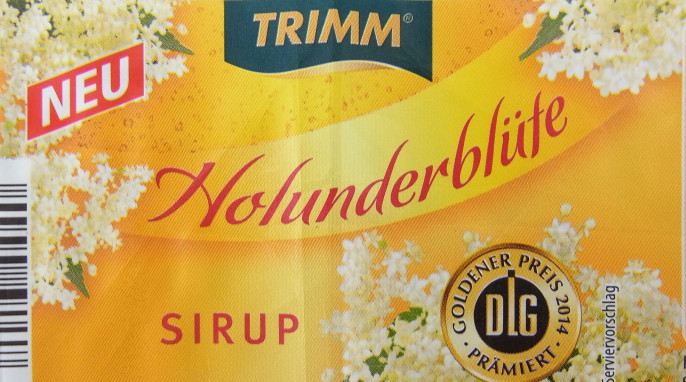 Trimm Holunderblüte Sirup