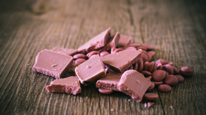 Rosa Schokolade