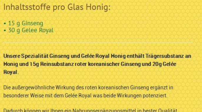 Ginseng, Power, allgaeuer-wanderimkerei.de, Screenshot 28.01.2016
